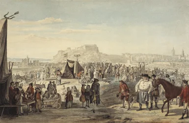Horse Fair on Bruntsfield Links, Edinburgh